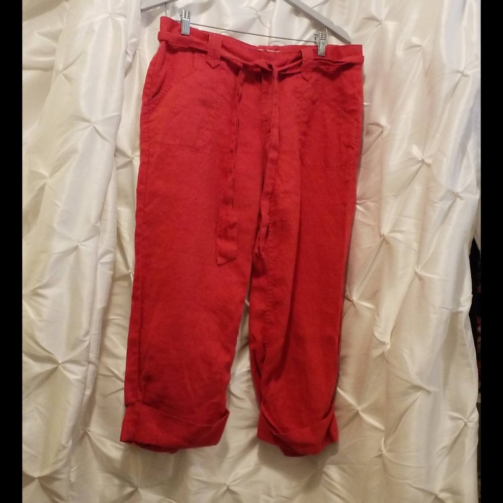 Vintage Terri cloth capri low waist